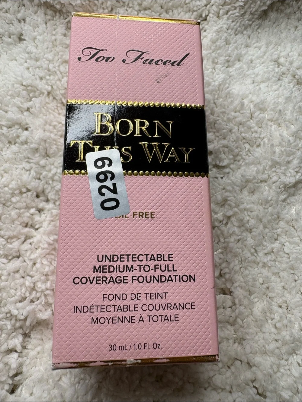 Too Faced Born This Way Foundation - Pink & Gold Packaging